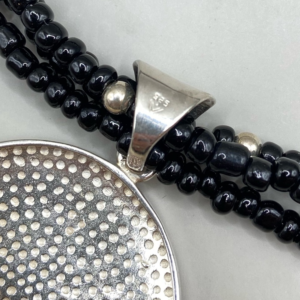 Silpada Wavy Disc Pendant Necklace S1123 - Picture 10 of 10